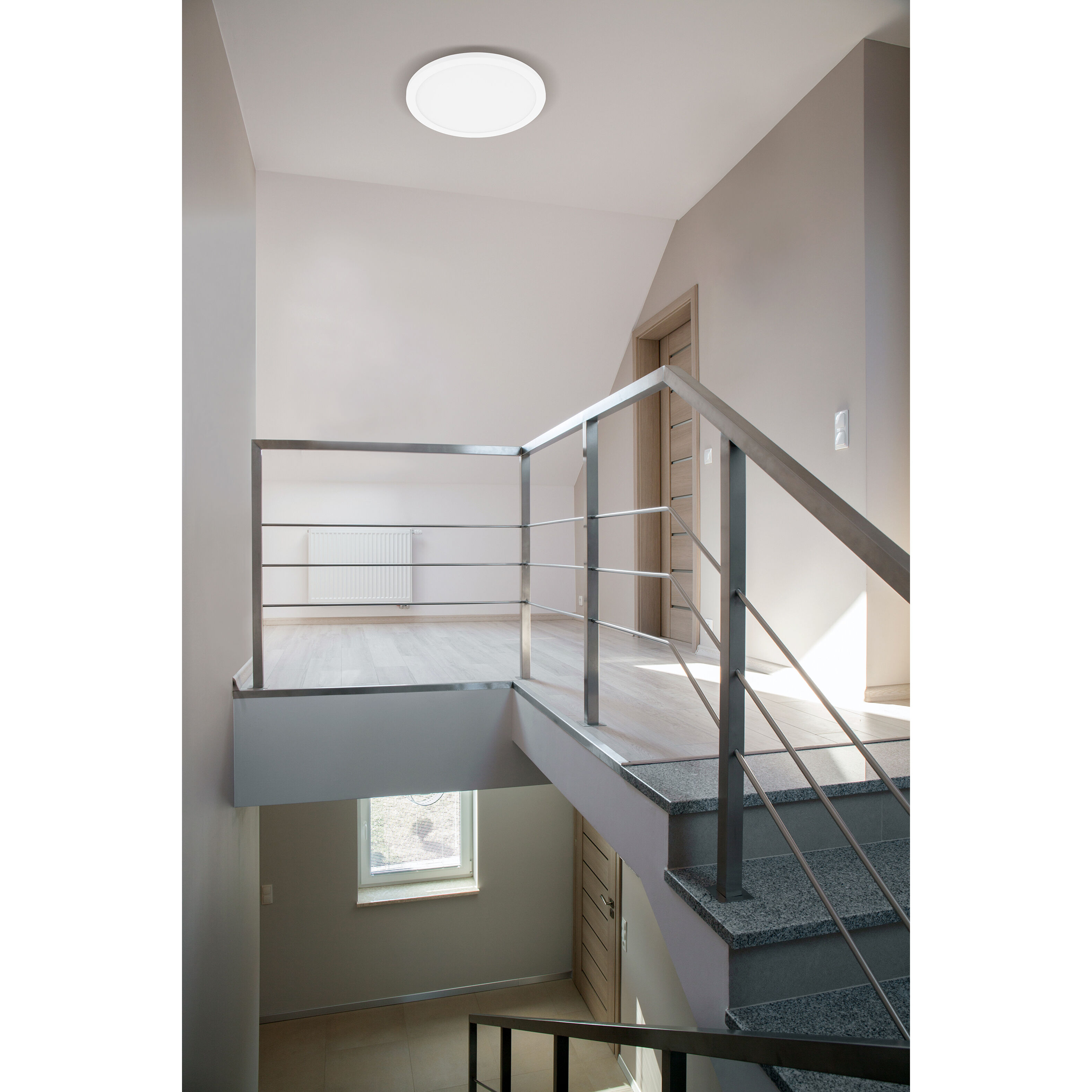 Trago 12 LED 11.81 inch White Flush Mount Ceiling Light, Wall Mountable