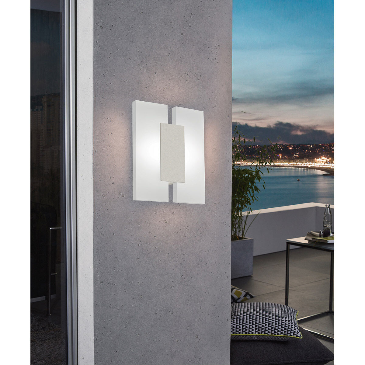 Metrass 2 LED 6.7 inch Matte Nickel ADA Wall Sconce Wall Light