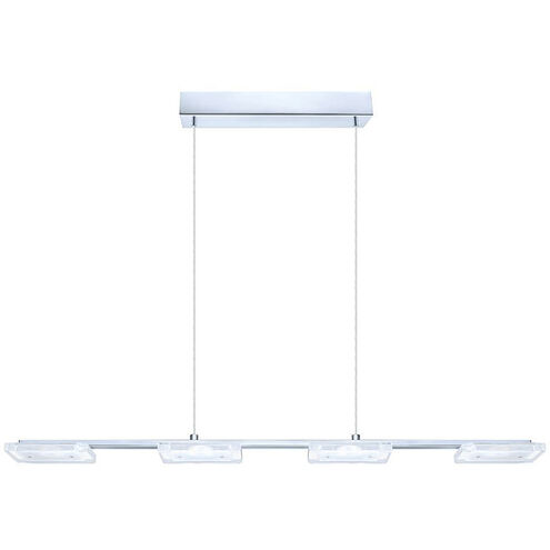 Cartama LED 31 inch Chrome Pendant Ceiling Light