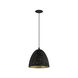 Safi 1 Light 10.88 inch Matte Black Pendant Ceiling Light