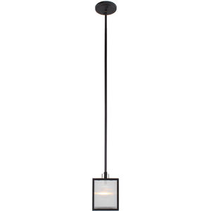Henessy 1 Light 5 inch Black and Brushed Nickel Mini Pendant Ceiling Light