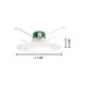 Accessories Integrated LED White Retro Fit Recessed Light