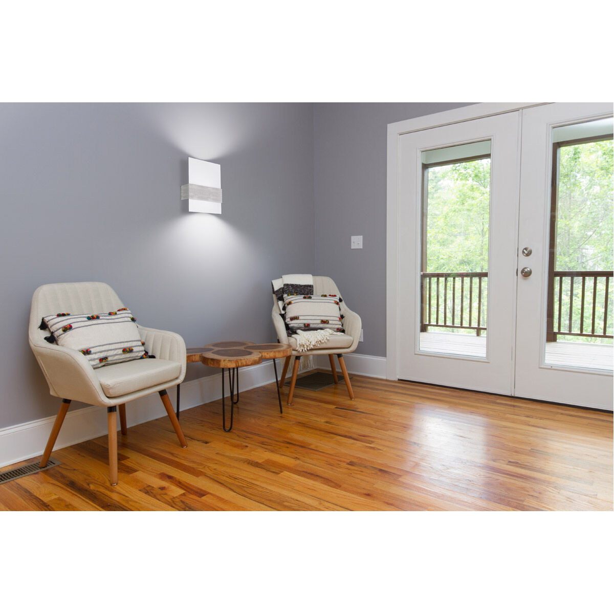 Nikita 1 Light 8.86 inch Matte Nickel ADA Wall Light