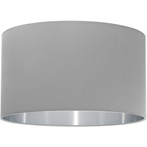 Policara Grey and Silver Floor Lamp Shade