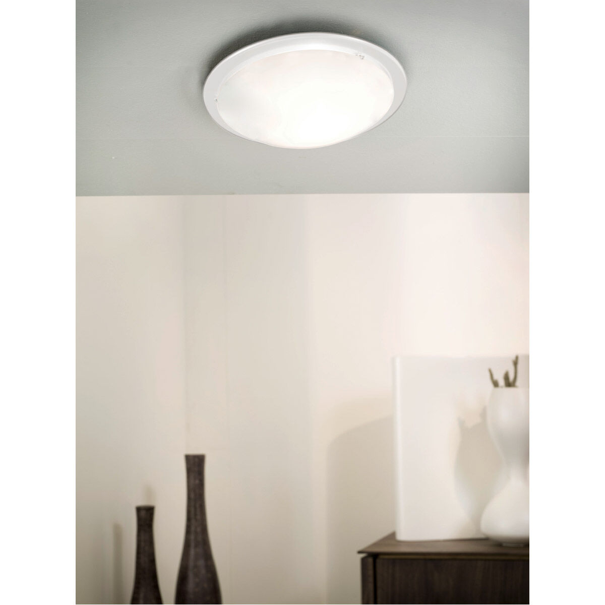 Planet 1 Light 11.41 inch White Ceiling Light