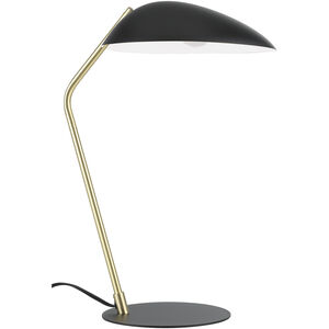 Lindmoor 20.43 inch 60.00 watt Black and Brushed Brass Table Lamp Portable Light