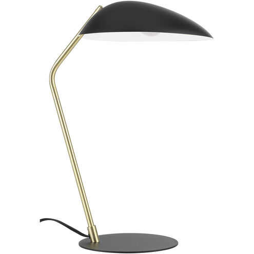 Lindmoor 20.43 inch 60.00 watt Black and Brushed Brass Table Lamp Portable Light