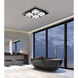 Masiano 1 LED 11 inch Black Flush Mount/Wall Sconce Ceiling Light