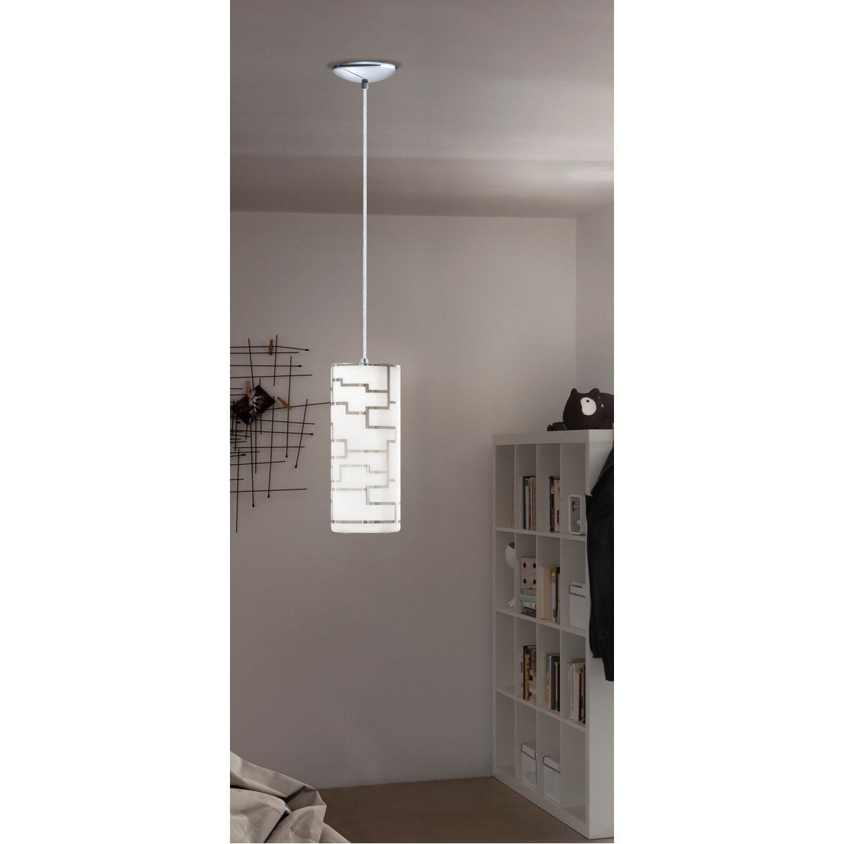 Bayman 1 Light 4.96 inch Chrome Mini Pendant Ceiling Light
