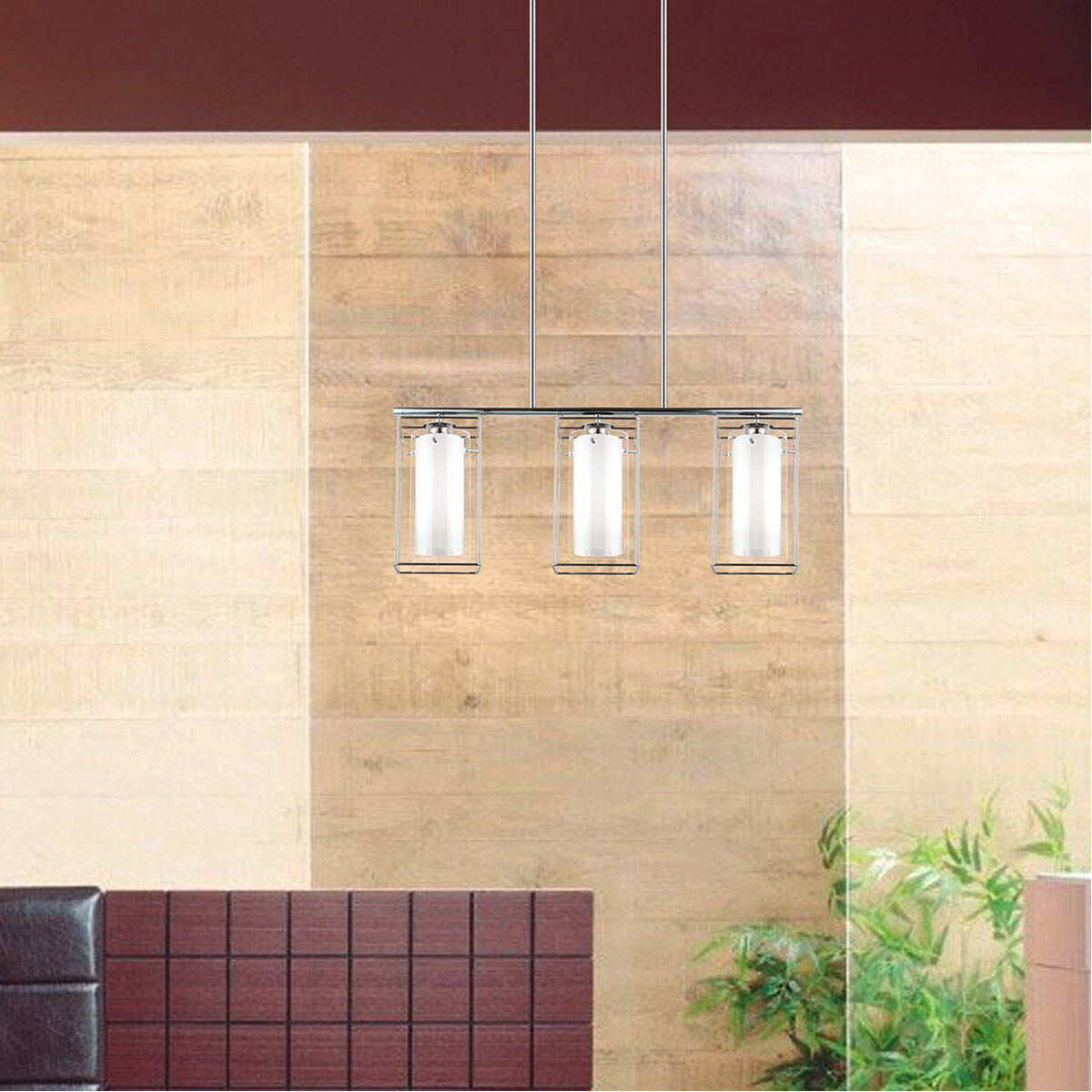 Loncino 1 3 Light 29.25 inch Chrome Multi Light Pendant Ceiling Light