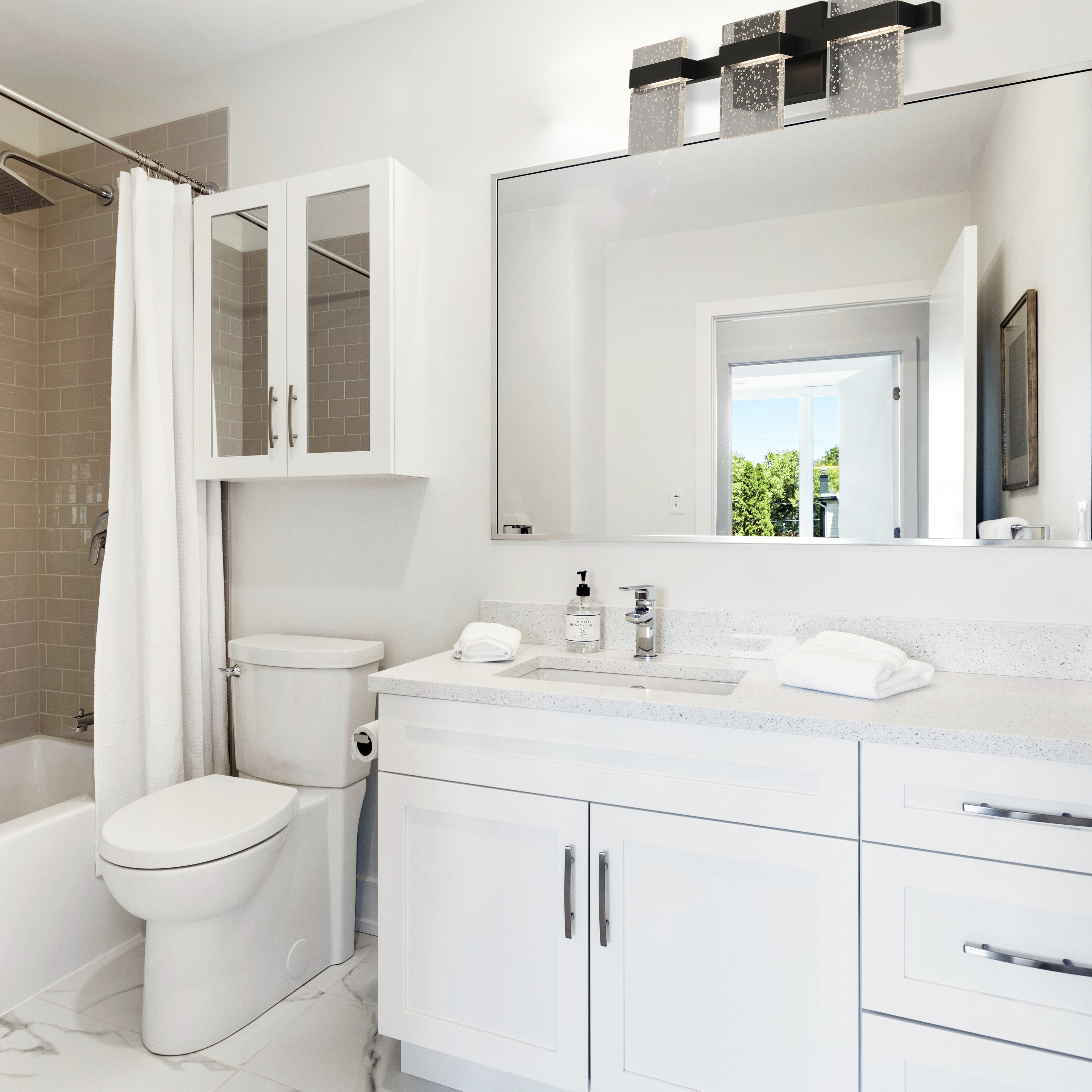 Madrona LED 22.75 inch Black Bath Vanity Wall Light