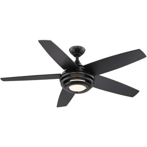 Petani 52 inch Matte Black Ceiling Fan