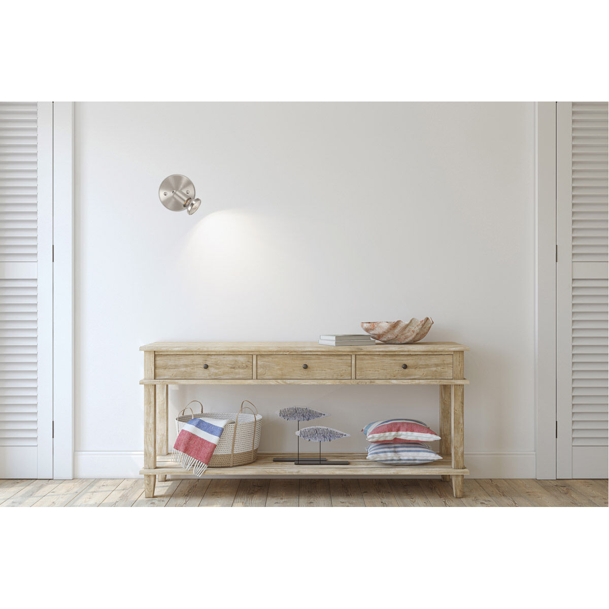 Buzz 1 Light 120 Matte Nickel Track Light Ceiling Light