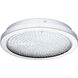 Arezzo 2 LED 13.63 inch Chrome Flush Mount Ceiling Light