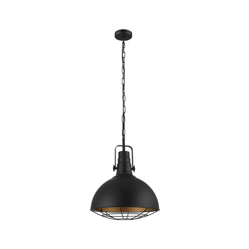 Cannington 1 Light 15 inch Matte Black Pendant Ceiling Light