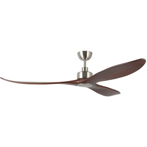 Westerly 72 inch Brushed Nickel with Acacia Blades Ceiling Fan