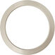 Trago 9 Brushed Nickel Magnetic Trim, for Trago 9 Flush Mount 203646A
