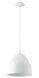 Coretto 1 Light 11 inch Steel and Glossy White Pendant Ceiling Light