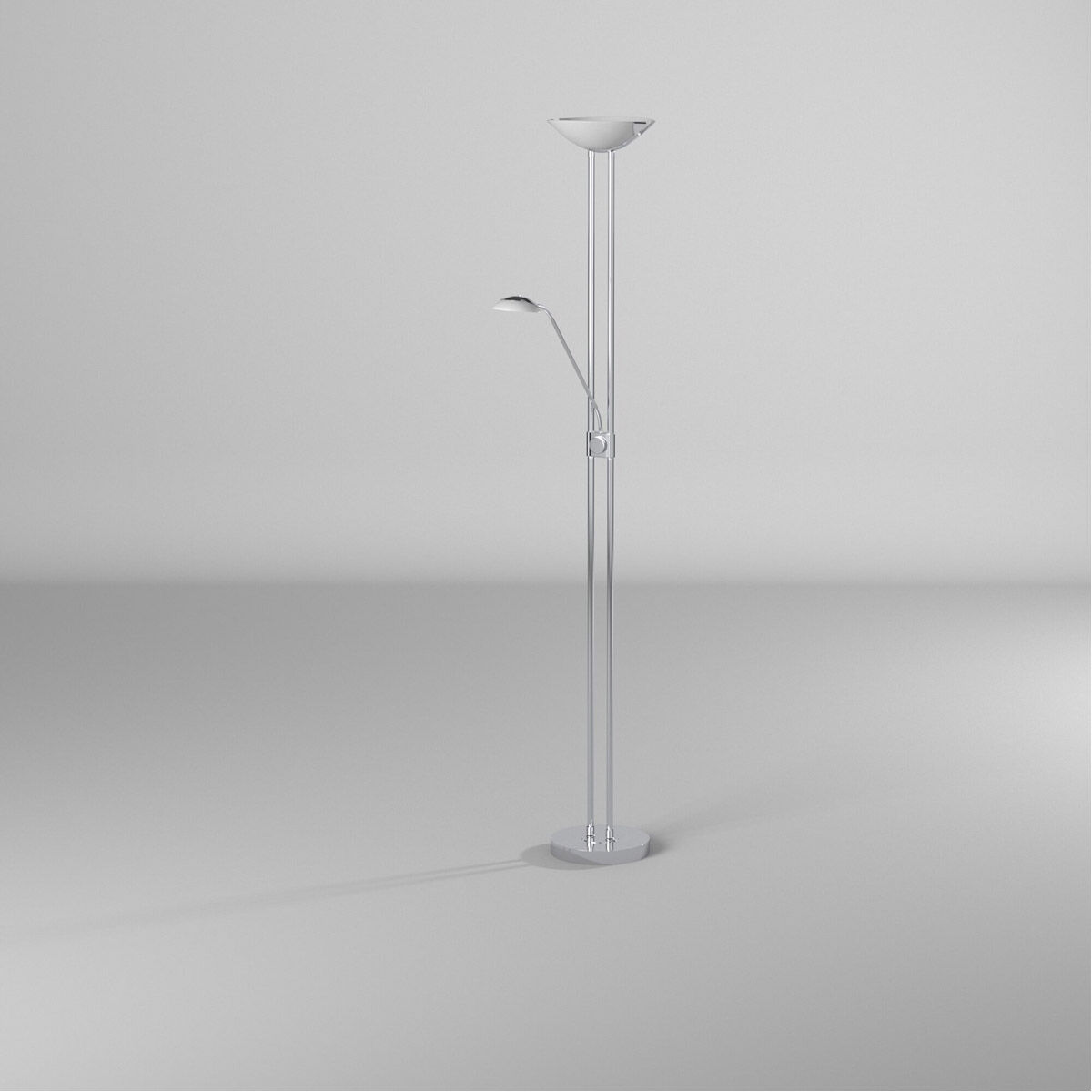 Chrome floor light cheap