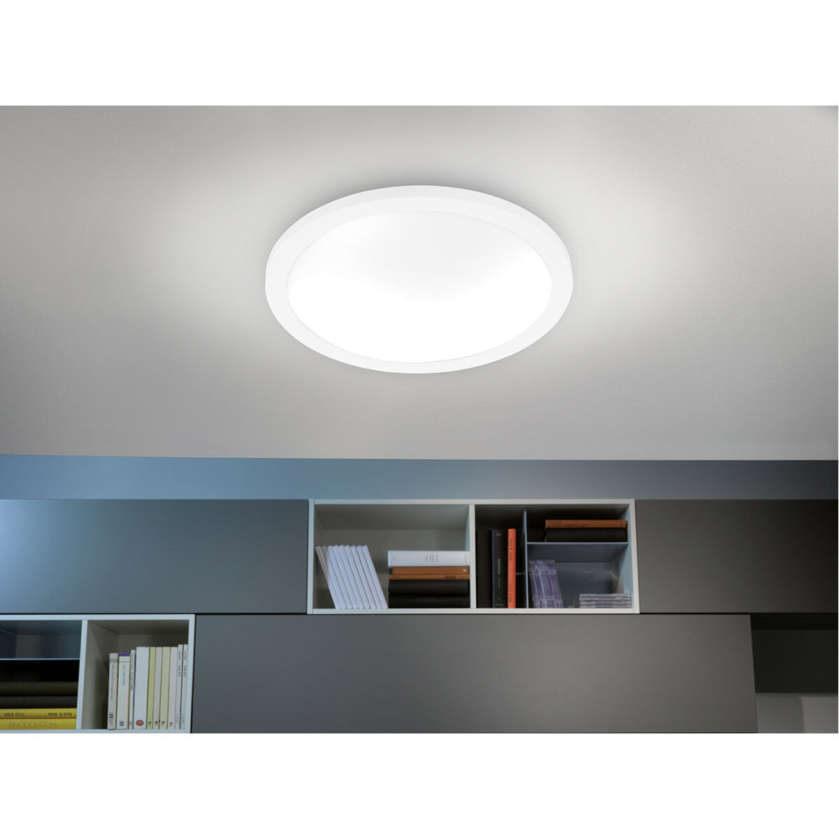 Trago 12 LED 11.81 inch White Flush Mount Ceiling Light, Wall Mountable