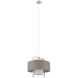 Fontao 1 Light 13.75 inch Matte Nickel Pendant Ceiling Light