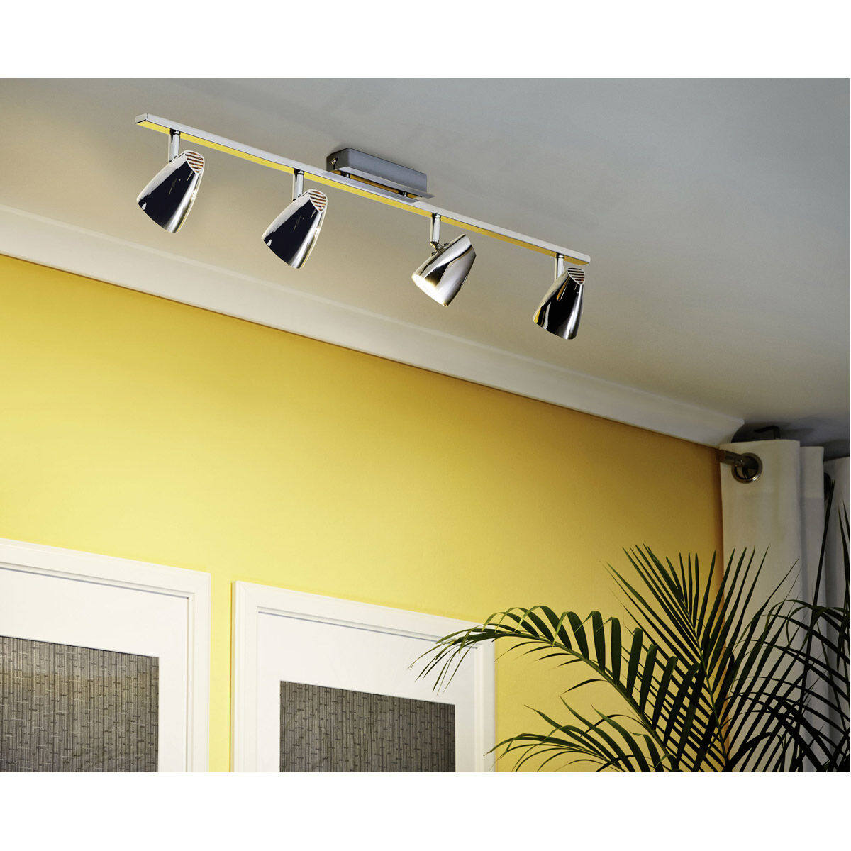 Corbera 4 Light 120 Chrome Track Light Ceiling Light