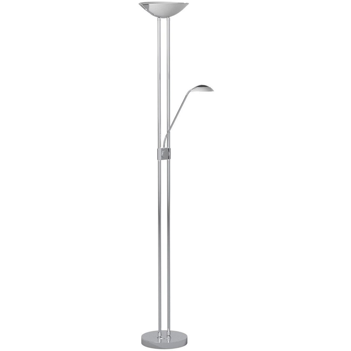 Baya 1 70.86 inch 20 watt Chrome Floor Lamp Portable Light