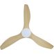 Surfline 52 inch White with Coastal Oak Blades Ceiling Fan