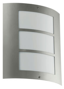 City 1 Light 11 inch Stainless Steel Outdoor Wall Light