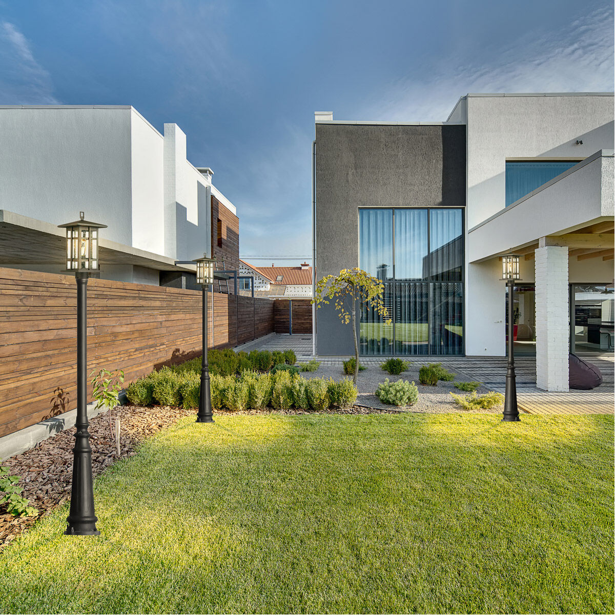 Arlington Creek 1 Light 15 inch Matte Bronze Outdoor Post lantern