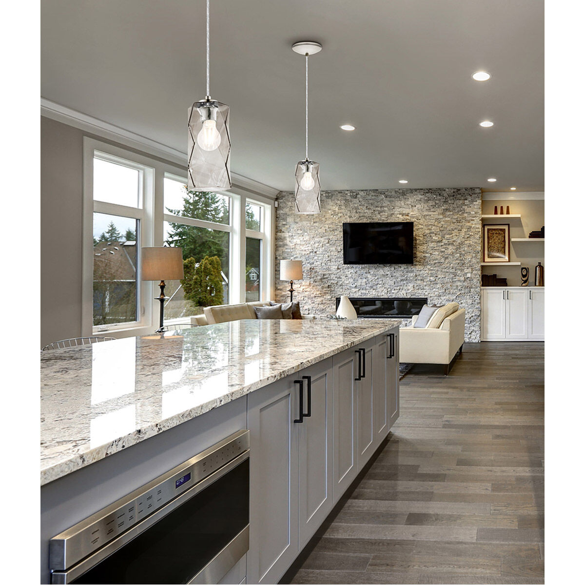 Estevau 1 Light 4.96 inch Satin Nickel Mini Pendant Ceiling Light