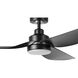Arlington 56 inch Black Ceiling Fan