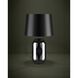 Cuite 23.78 inch 60 watt Chrome Smoked Table Lamp Portable Light
