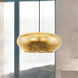 Priorat 3 Light 19.61 inch Gold Mini Pendant Ceiling Light