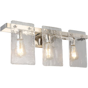 Wolter 3 Light 24 inch Polished Nickel Bath Vanity Wall Light