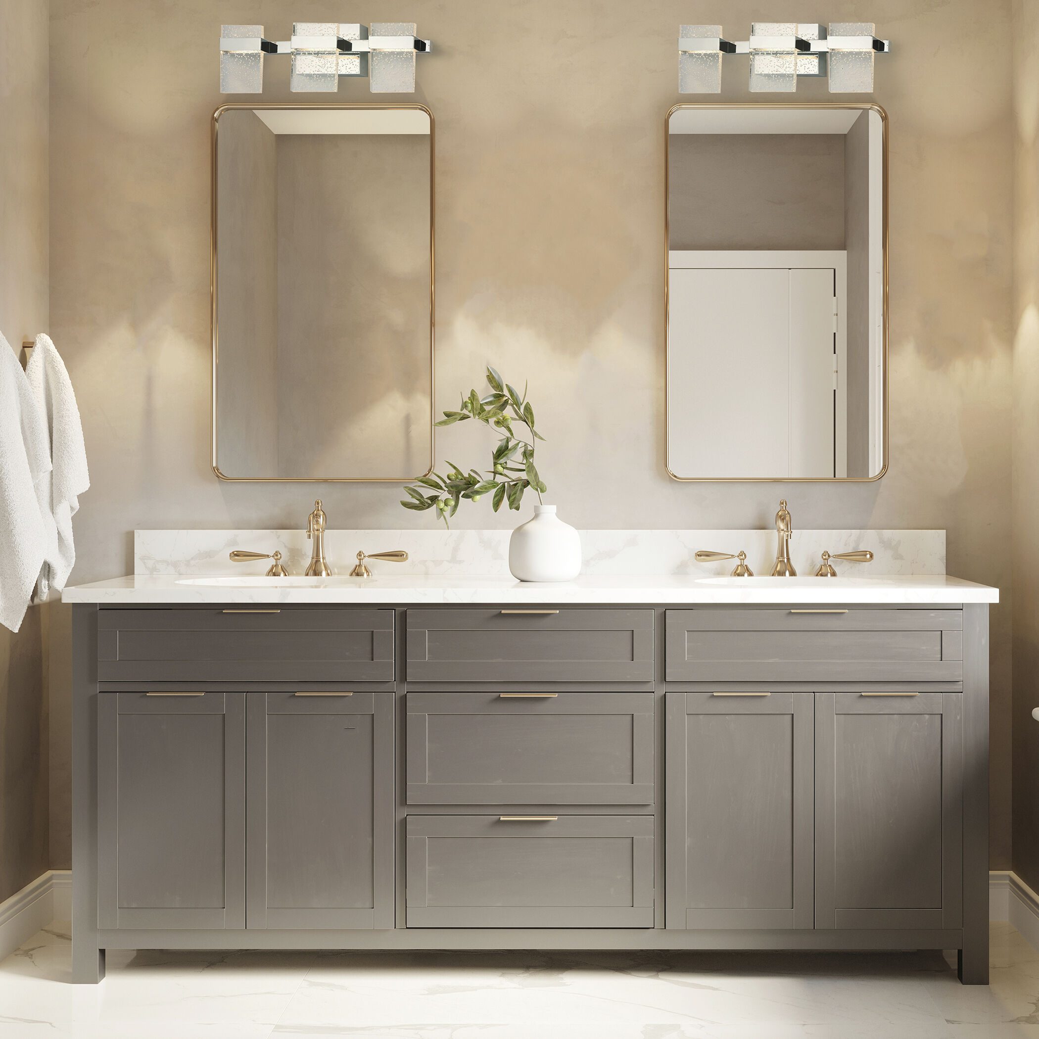 Madrona LED 22.75 inch Chrome Bath Vanity Wall Light