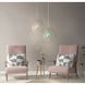 Carlton 1 Light 12.01 inch Pastel Apricot Pendant Ceiling Light