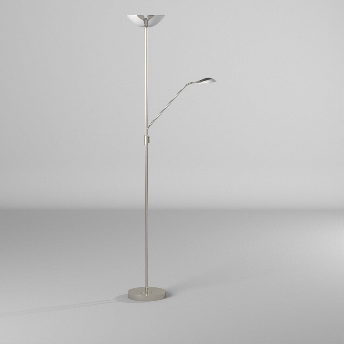 Baya 1 70.86 inch 20 watt Matte Nickel Floor Lamp Portable Light