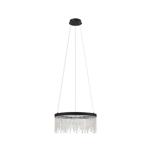 Antelao LED 24 inch Black Chandelier Ceiling Light