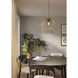 Venezuela 1 Light 15.35 inch Gold and Black Pendant Ceiling Light