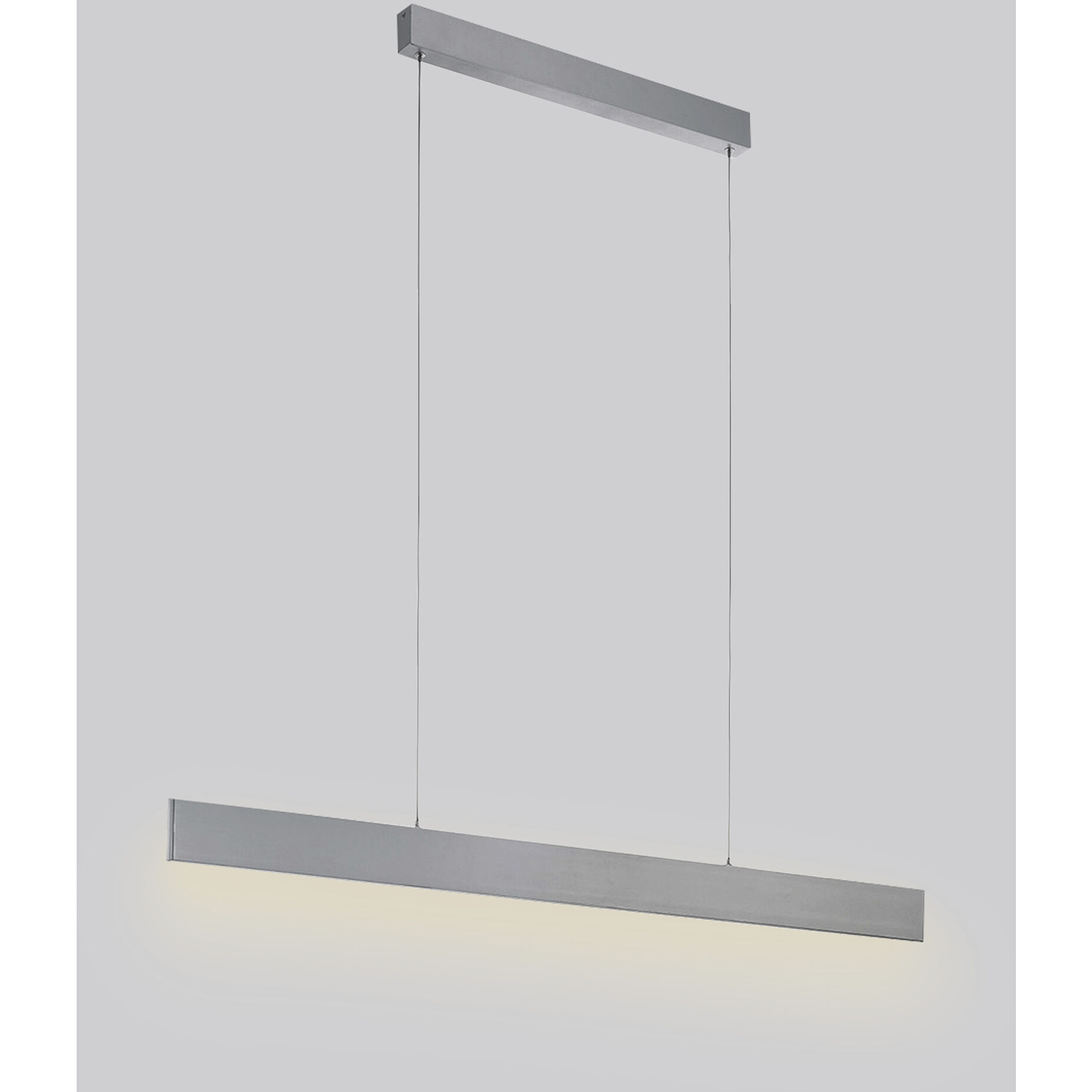 Climene LED 46.25 inch Brushed Aluminum Pendant Ceiling Light