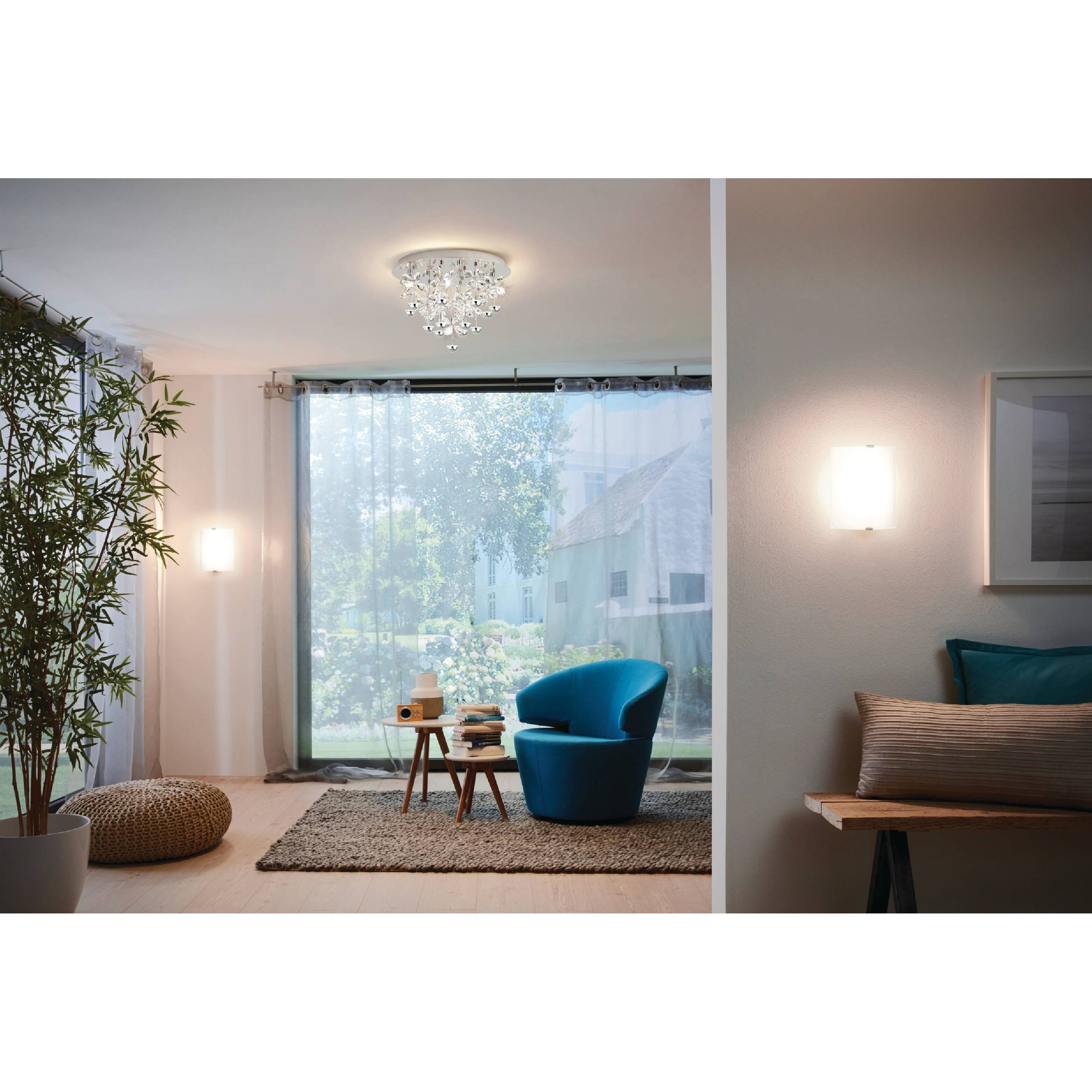 Grafik 1 Light 7.09 inch Chrome ADA Wall Light