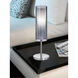 Pinto Nero 20 inch 60.00 watt Matte Nickel Table Lamp Portable Light