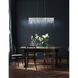 Antelao LED 45.25 inch Chrome Linear Chandelier Ceiling Light