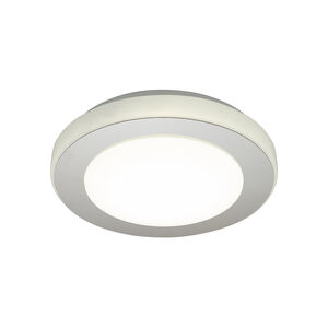 LED Carpi LED 12 inch Chrome and White Flush Mount Ceiling Light