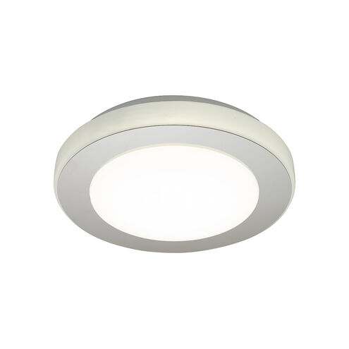 LED Carpi LED 11.81 inch Chrome and White Flush Mount Ceiling Light