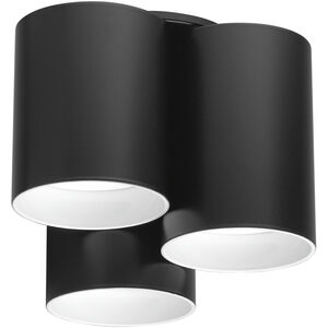 Vistal LED 6 inch Matte Black LED Flush Mount Ceiling Light