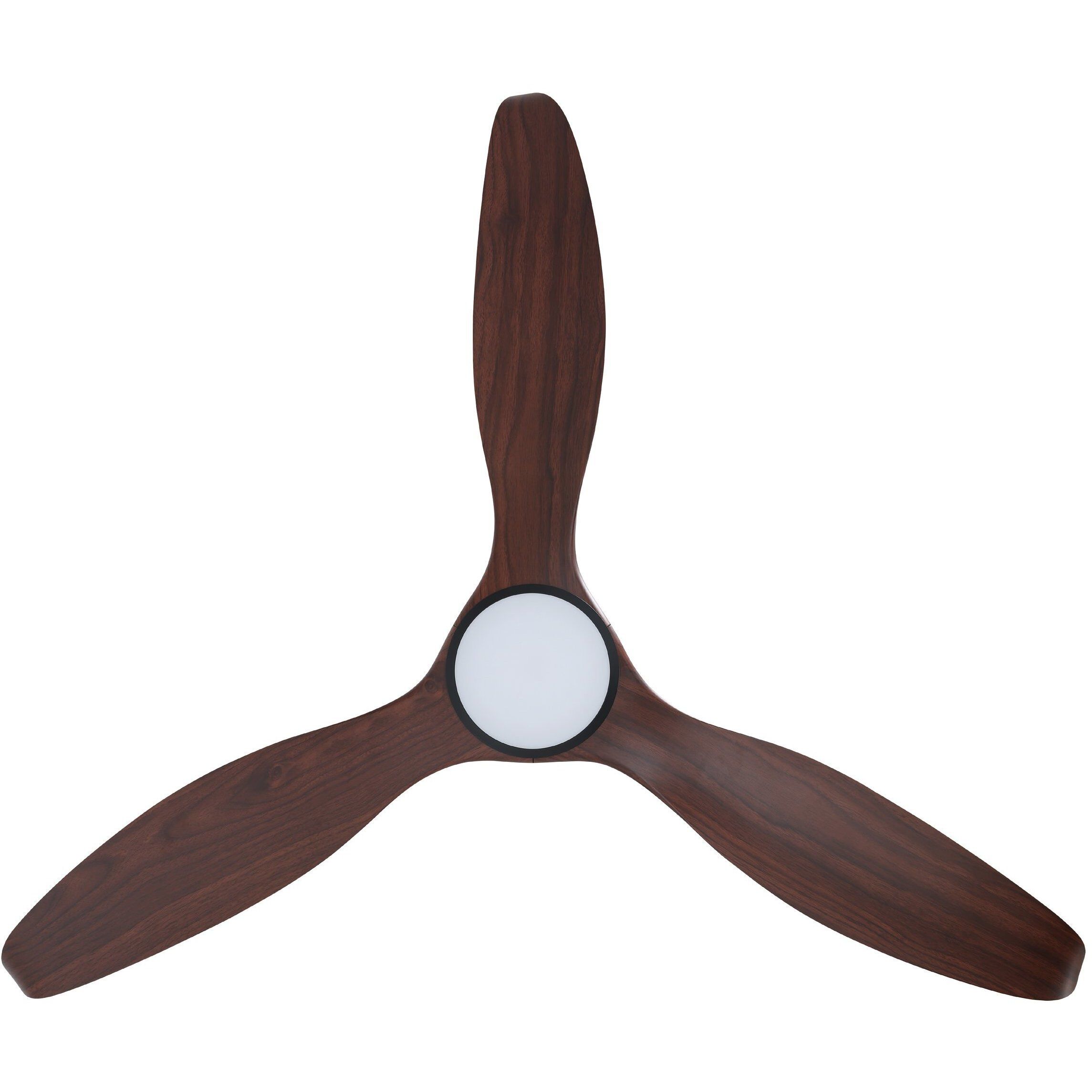 Tirol 60 inch Black with Acacia Blades Ceiling Fan