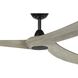 Williwaw 84 inch Black with Driftwood Blades Ceiling Fan