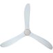 Westerly 84 inch Satin Brass with White Blades Ceiling Fan